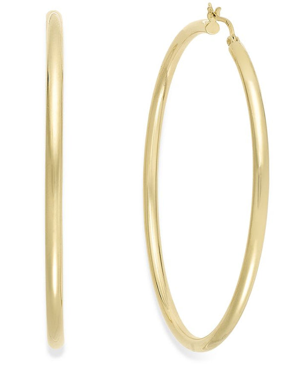 Classic 14K Yellow Gold Hoops