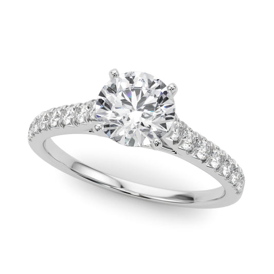 white gold, platinum | shape: round