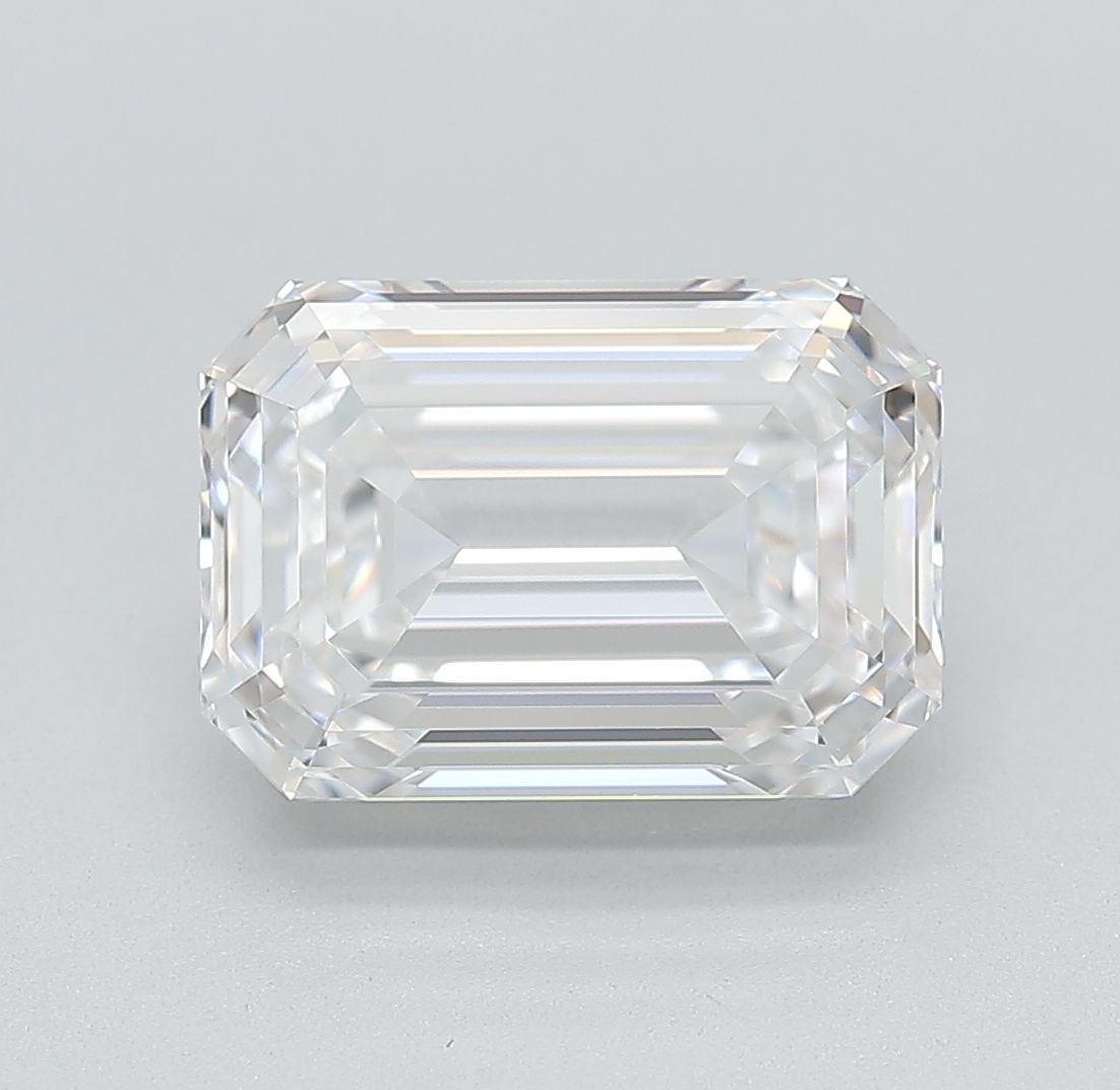 4.17 Carat D IF Emerald Lab Diamond