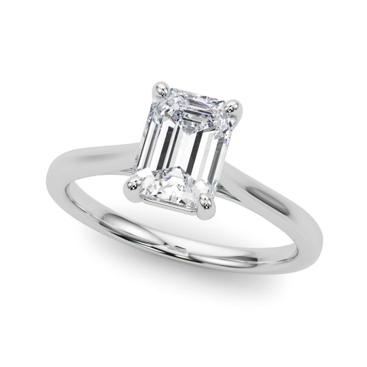 white gold, platinum | shape: emerald