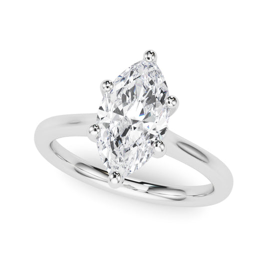 white gold, platinum | shape: marquise