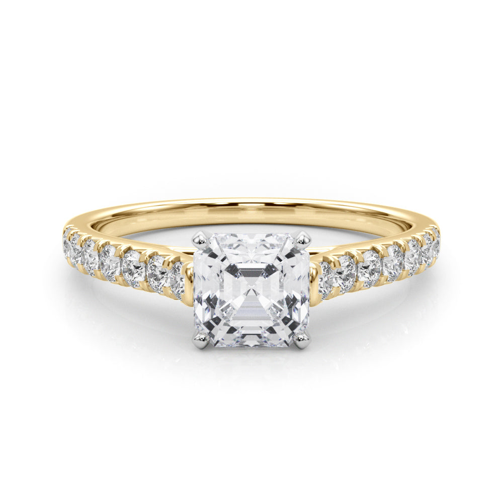 Asscher-Cut Diamond Engagement Rings
