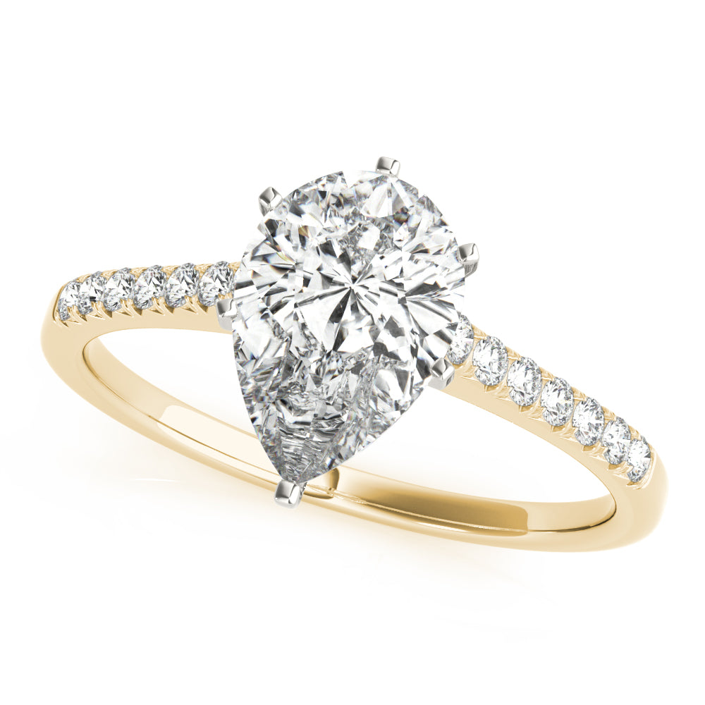 Pear Cut Engagement Rings