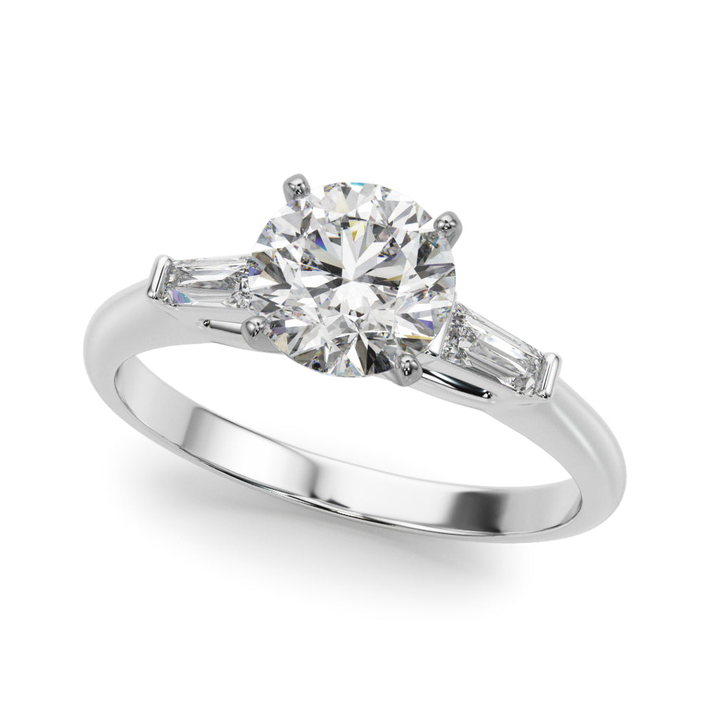 Round Cut Engagement Rings