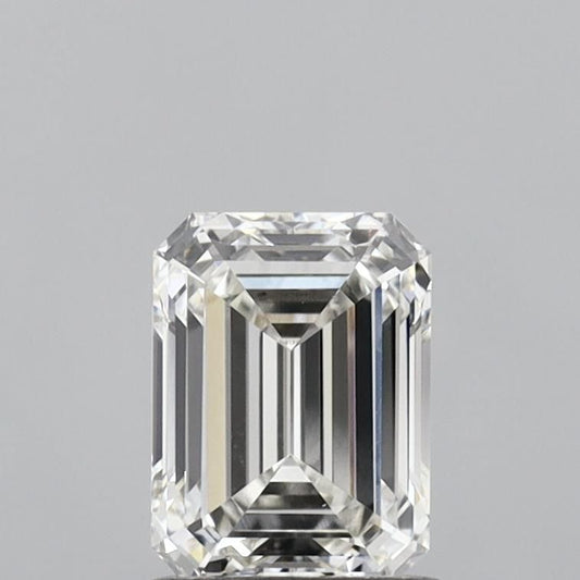 1.01 Carat H VVS2 Emerald Lab Diamond