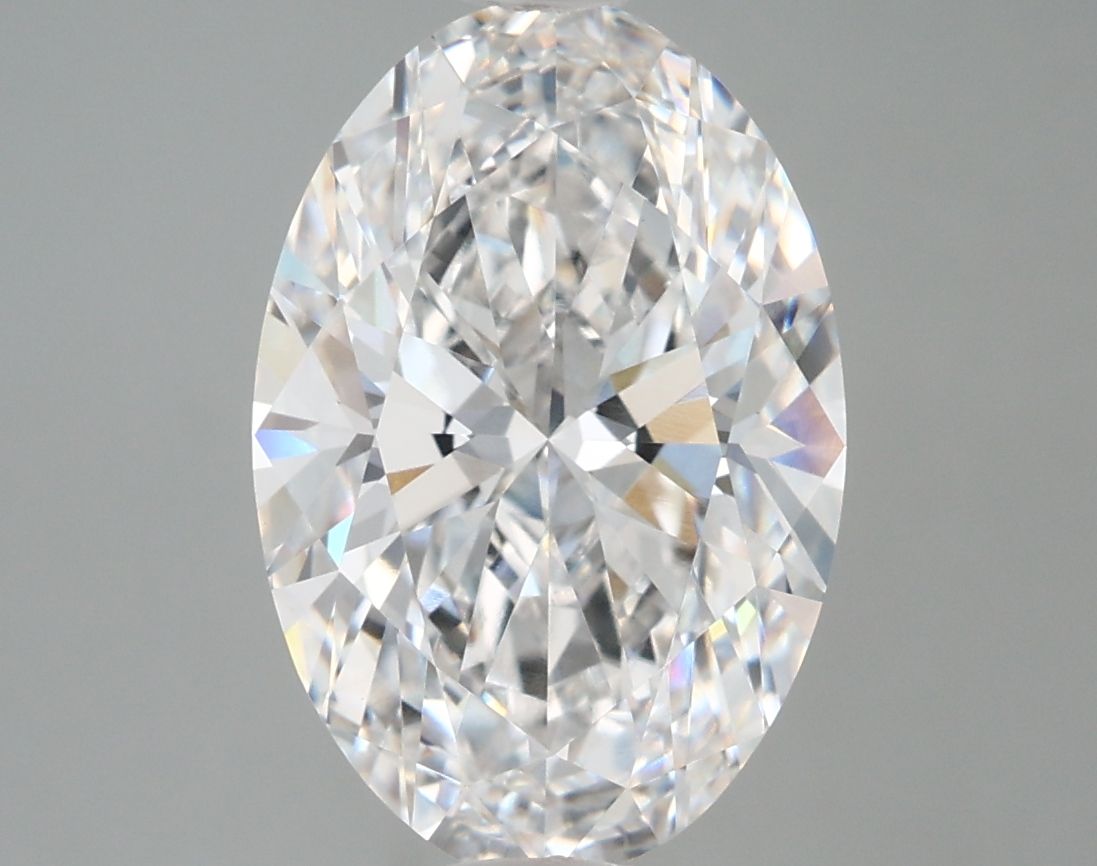 4.00 Carat E VVS2 Oval Lab Diamond