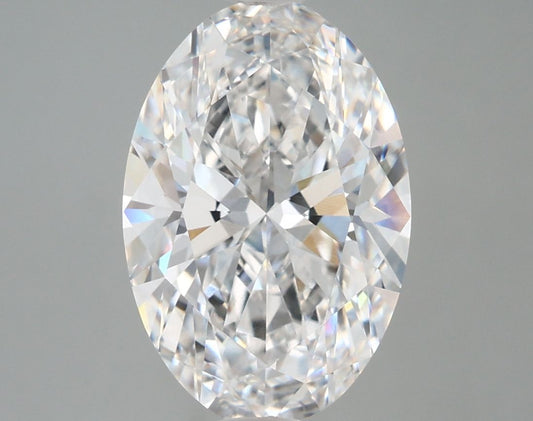 4.00 Carat E VVS2 Oval Lab Diamond