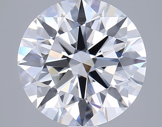 2.22 Carat E VVS1 Round Lab Diamond