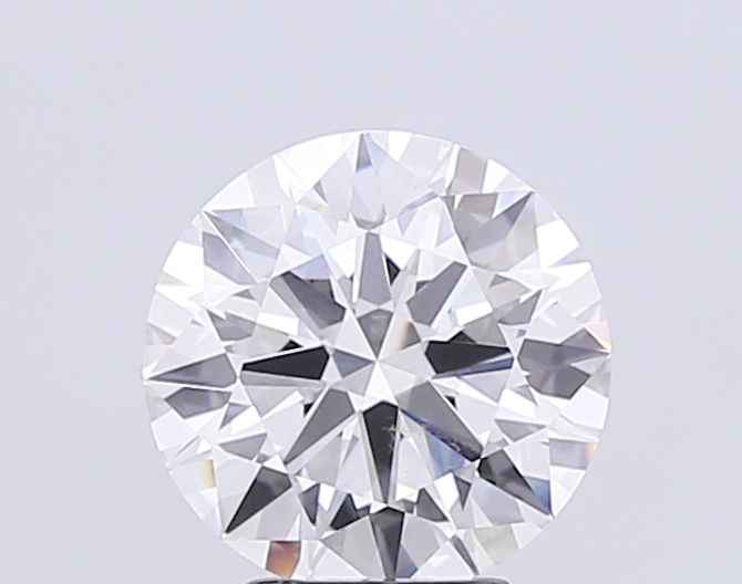 4.03 Carat F VVS2 Round Lab Diamond