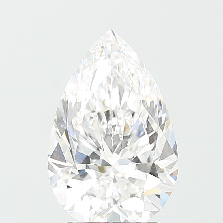 3.07 Carat D VVS1 Pear Lab Diamond