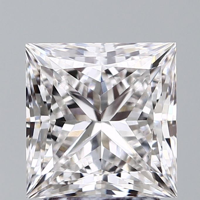 2.54 Carat E VVS2 Princess Lab Diamond