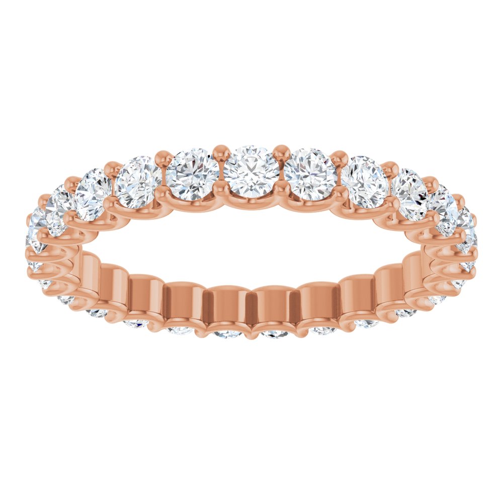 1.50 Carat Lab Grown Diamond Eternity Band | VS Clarity, F-Color Round Diamonds