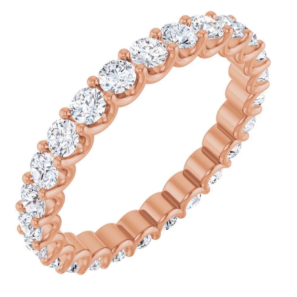 1.50 Carat Lab Grown Diamond Eternity Band | VS Clarity, F-Color Round Diamonds