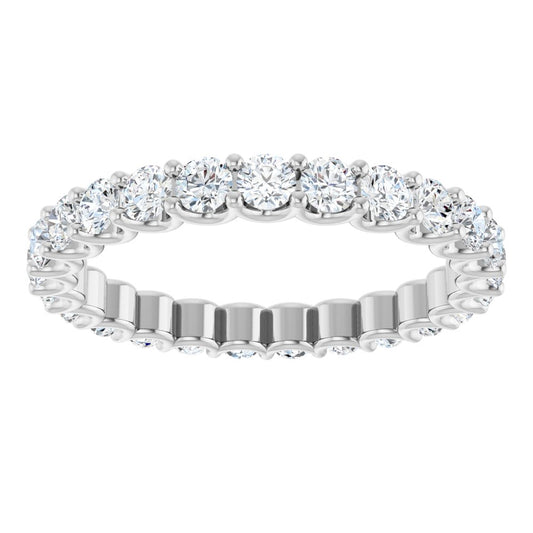 1.50 Carat Lab Grown Diamond Eternity Band | VS Clarity, F-Color Round Diamonds