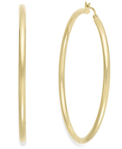 Classic 14K Yellow Gold Hoops