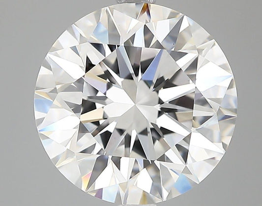 4.05 Carat E VVS2 Round Lab Diamond