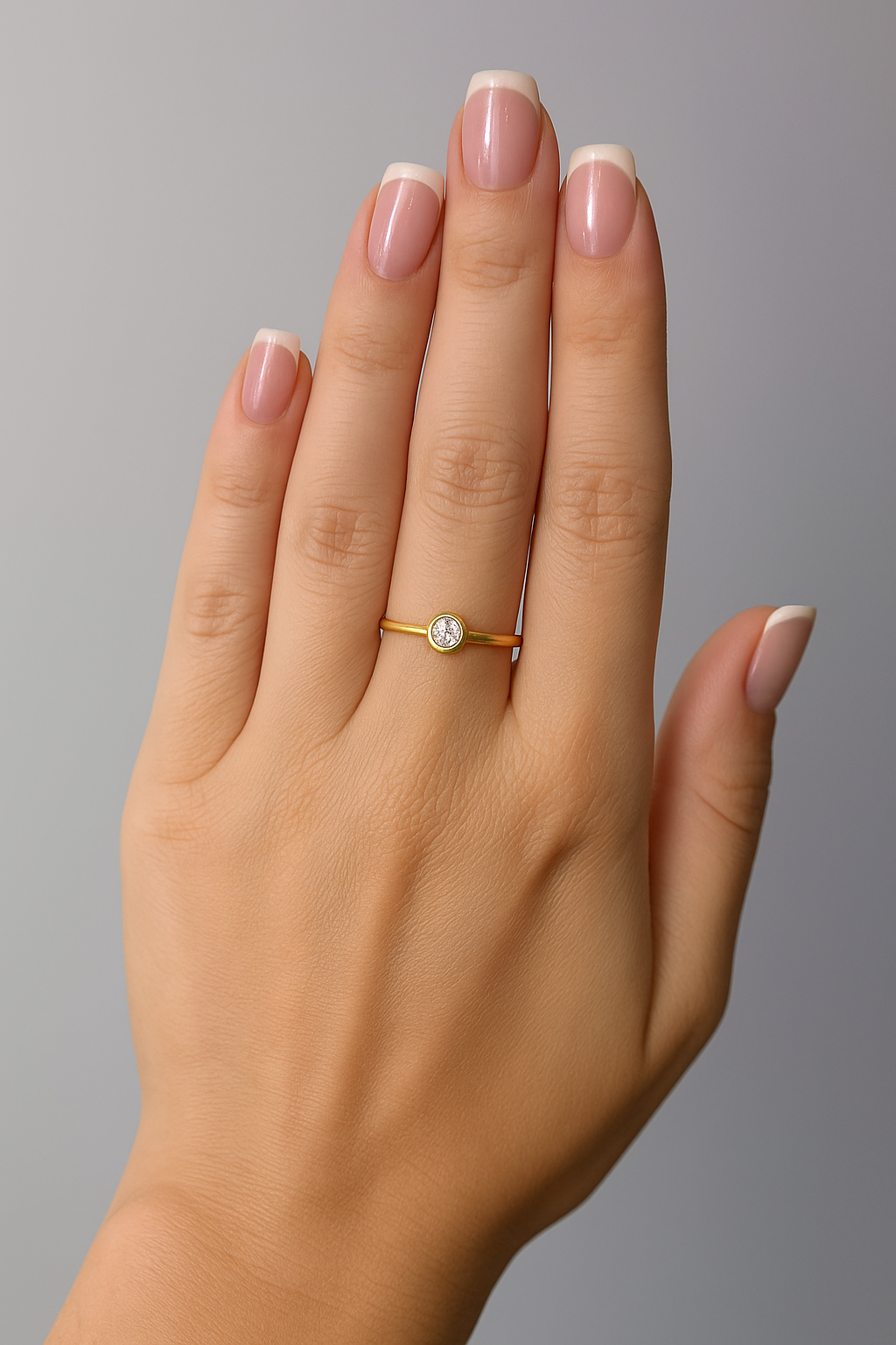 0.05 Carat Diamond Miracle Setting Ring in 14K White, Yellow, or Rose Gold
