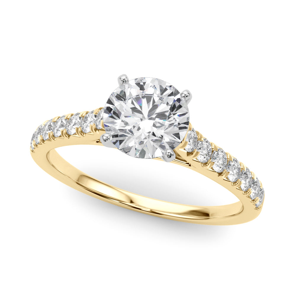 yellow gold | shape: round