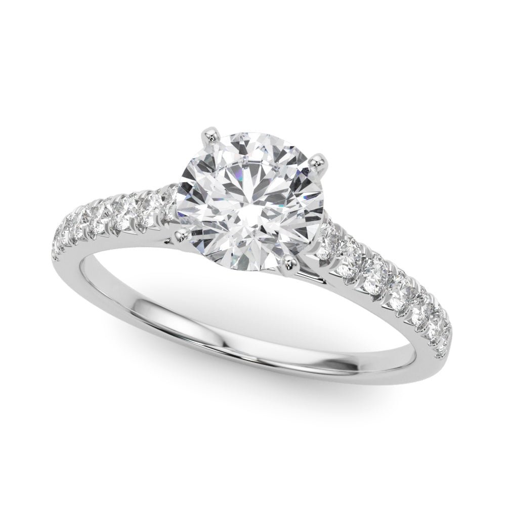 white gold, platinum | shape: round