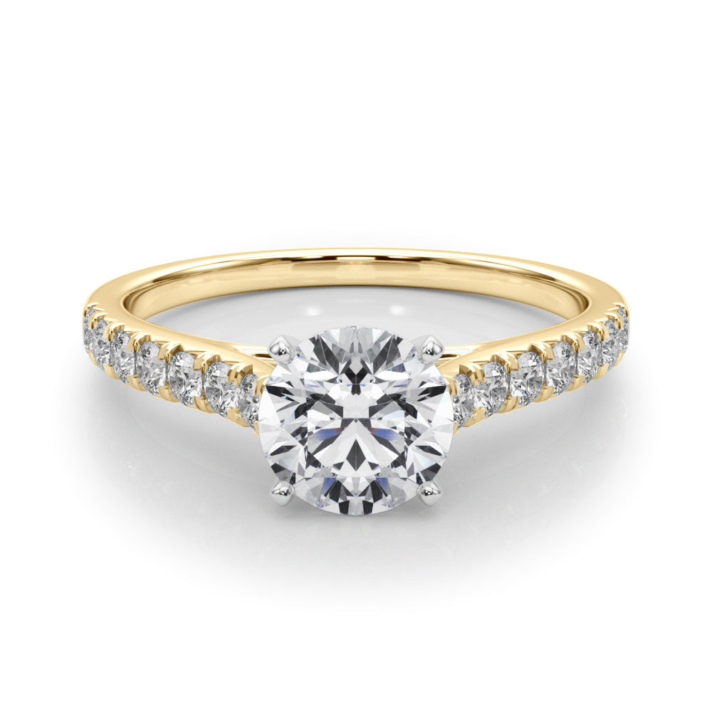 yellow gold | shape: round