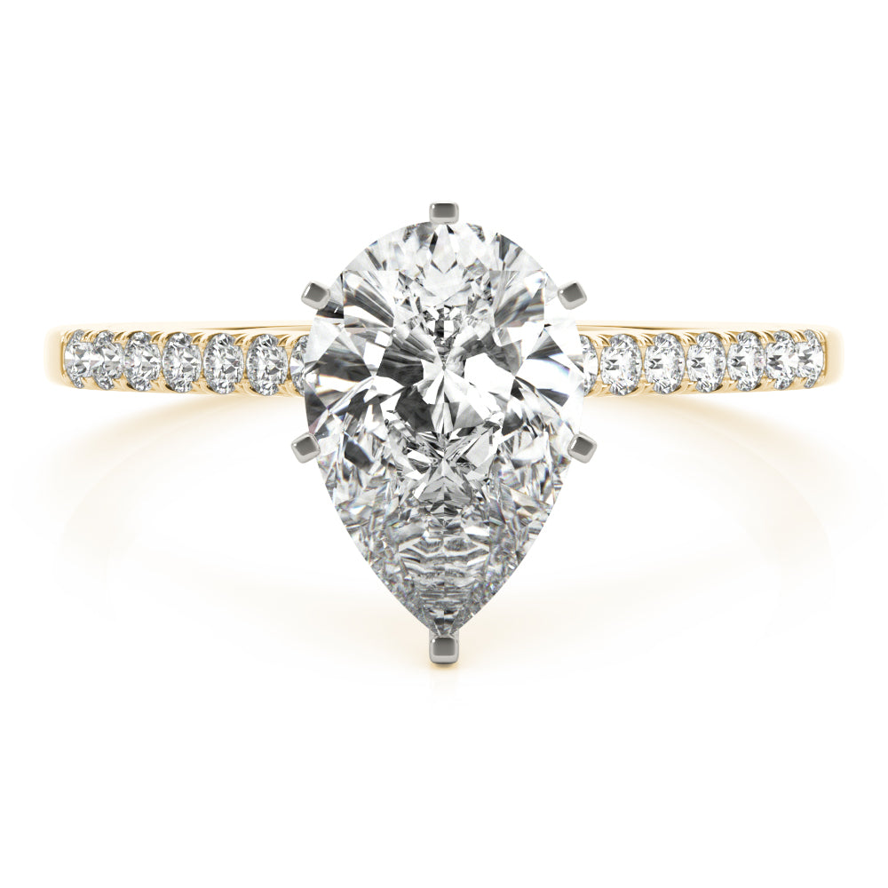 yellow gold | shape: pear