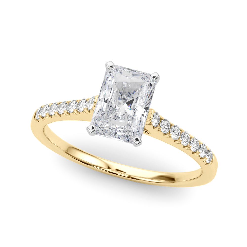 yellow gold | shape: radiant