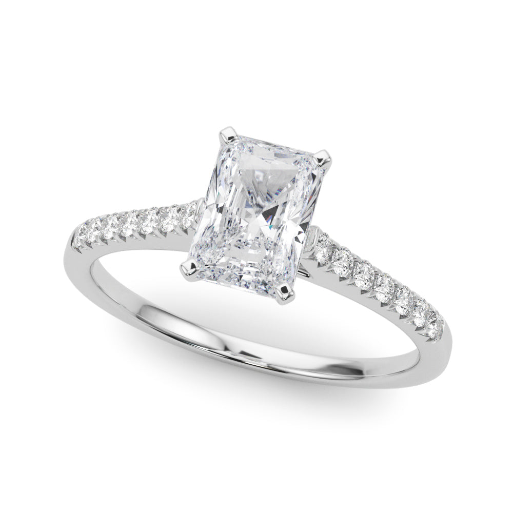 white gold, platinum | shape: radiant