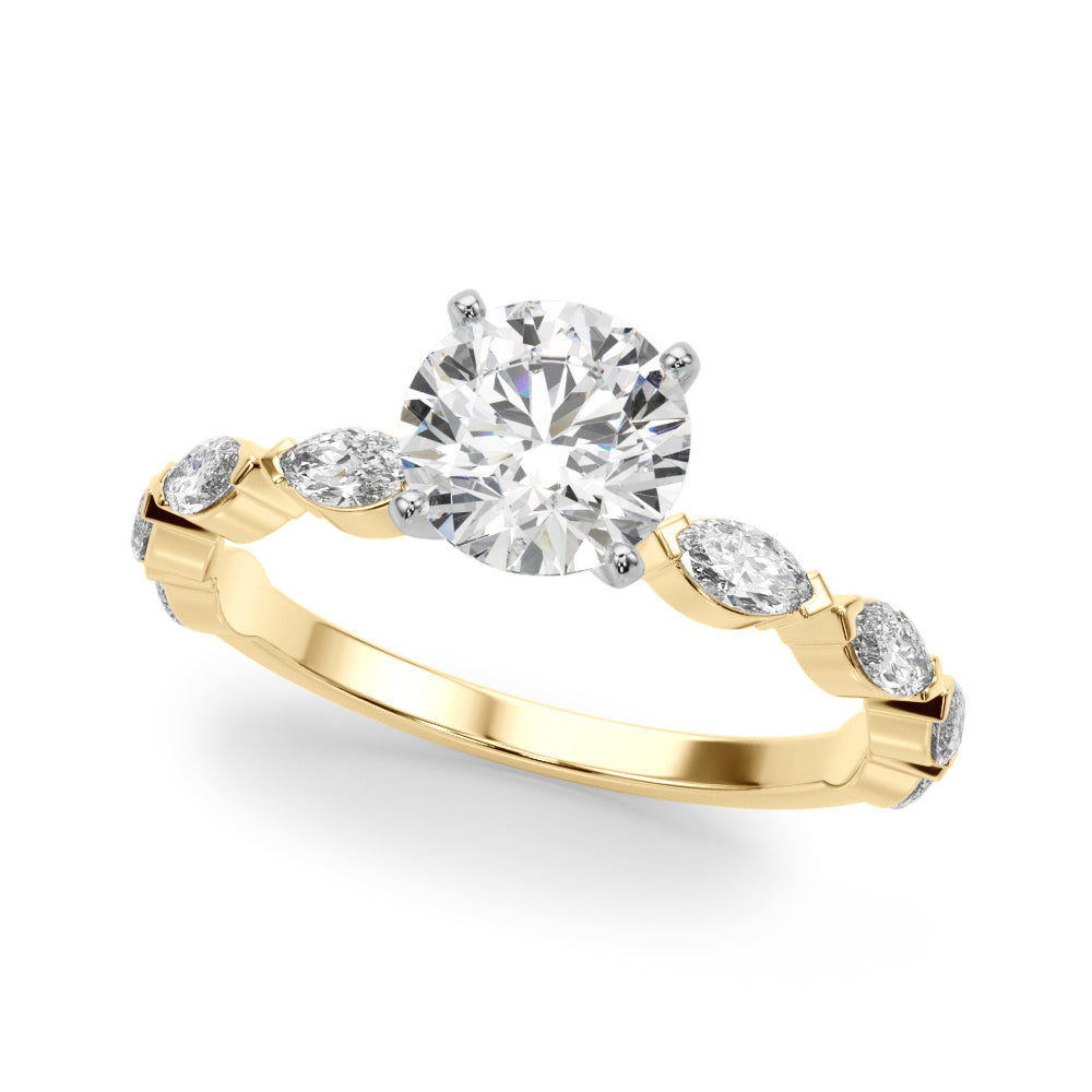yellow gold | shape: round