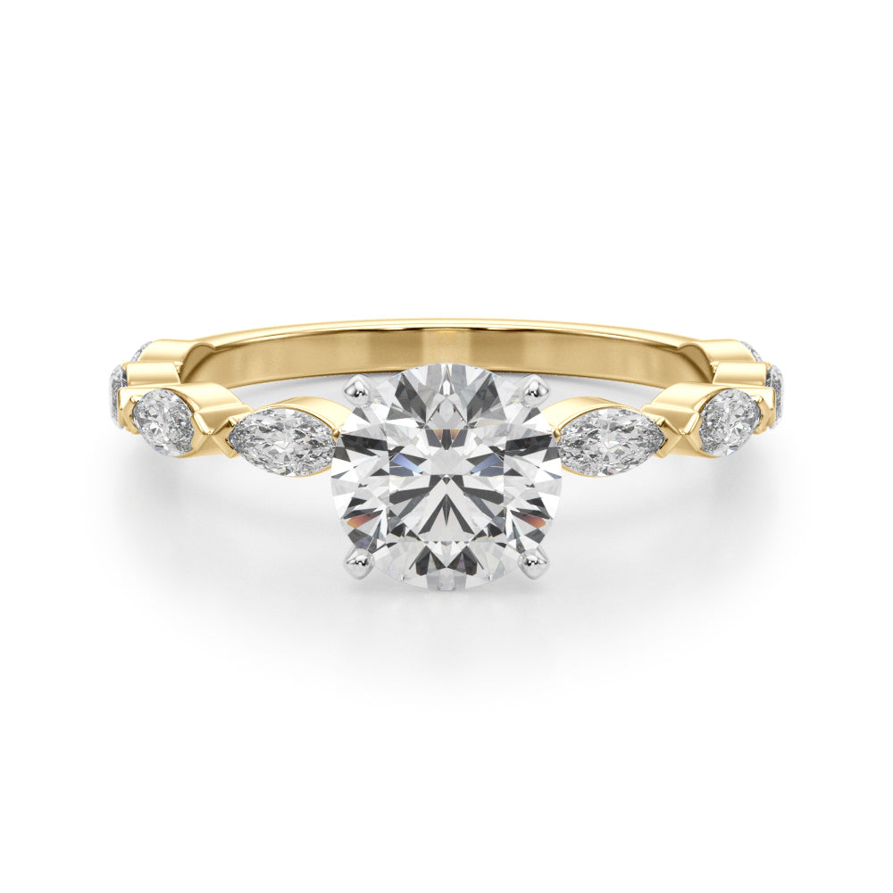 yellow gold | shape: round