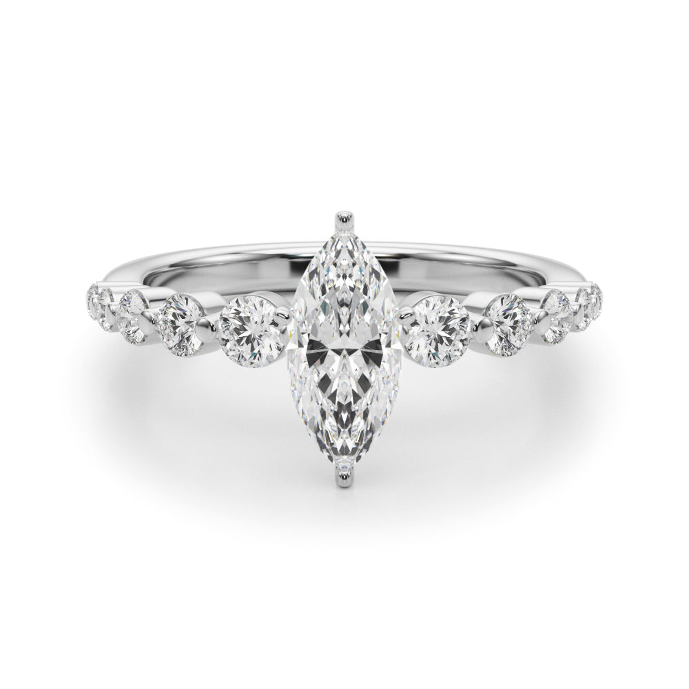 white gold, platinum