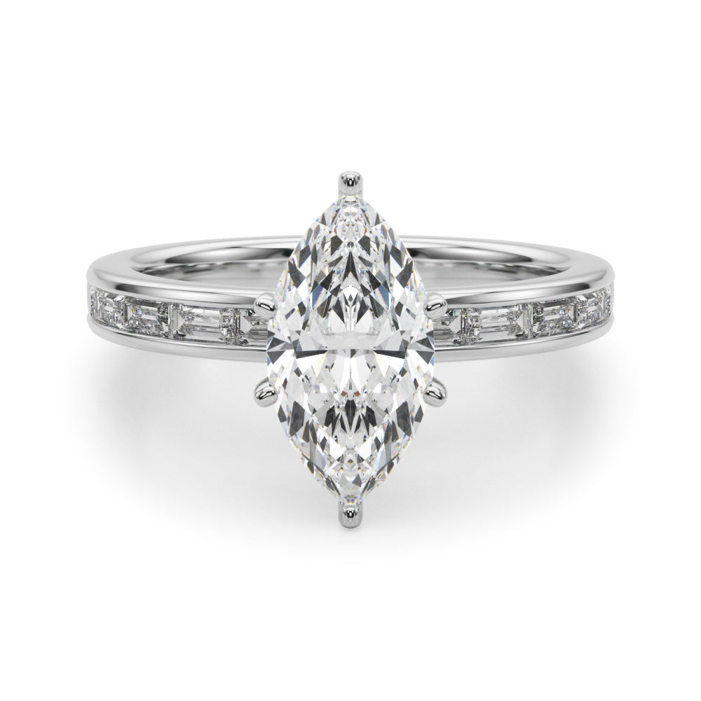 white gold, platinum