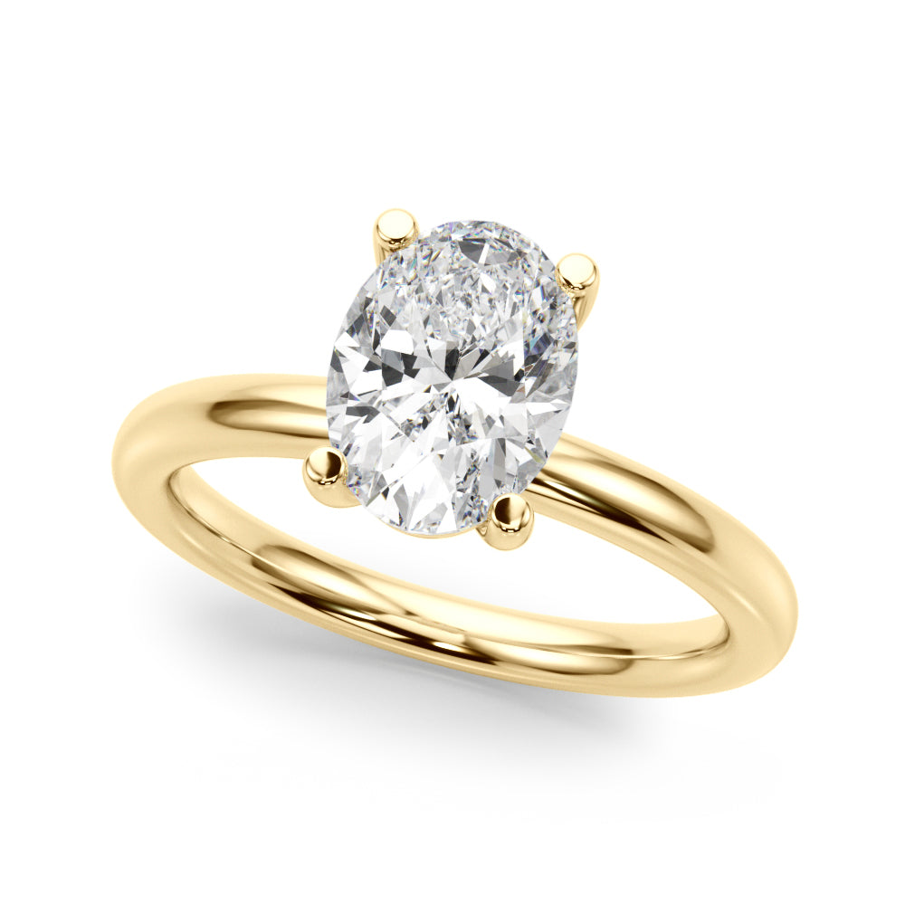 yellow gold | shape: oval