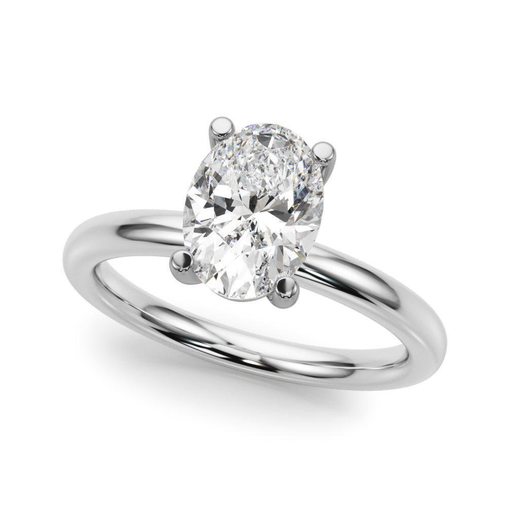white gold, platinum | shape: oval
