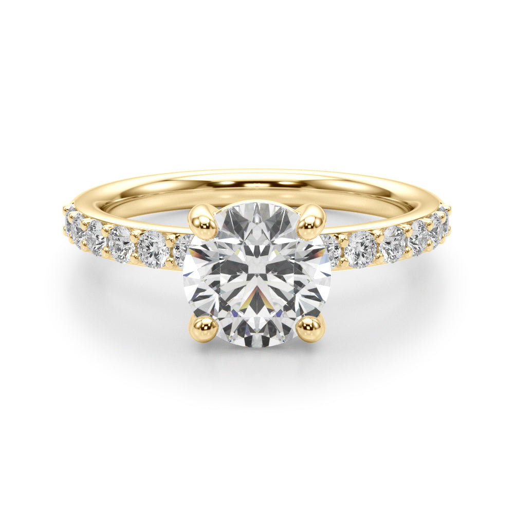 yellow gold | shape: round