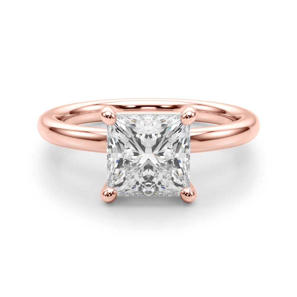 rose gold | shape: princess
