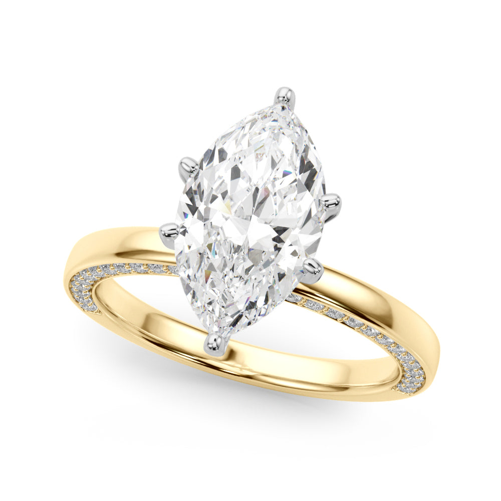 yellow gold | shape: marquise