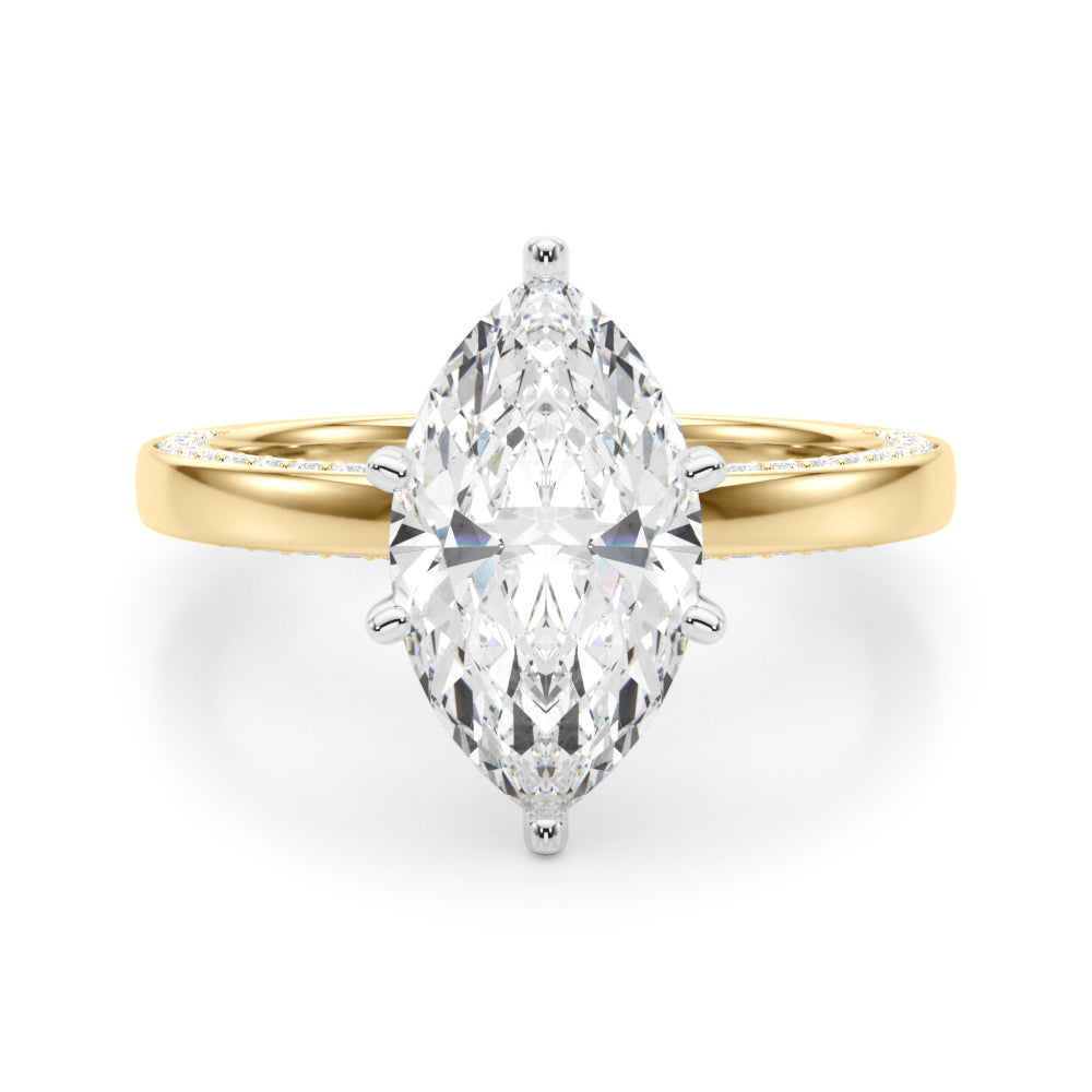 yellow gold | shape: marquise