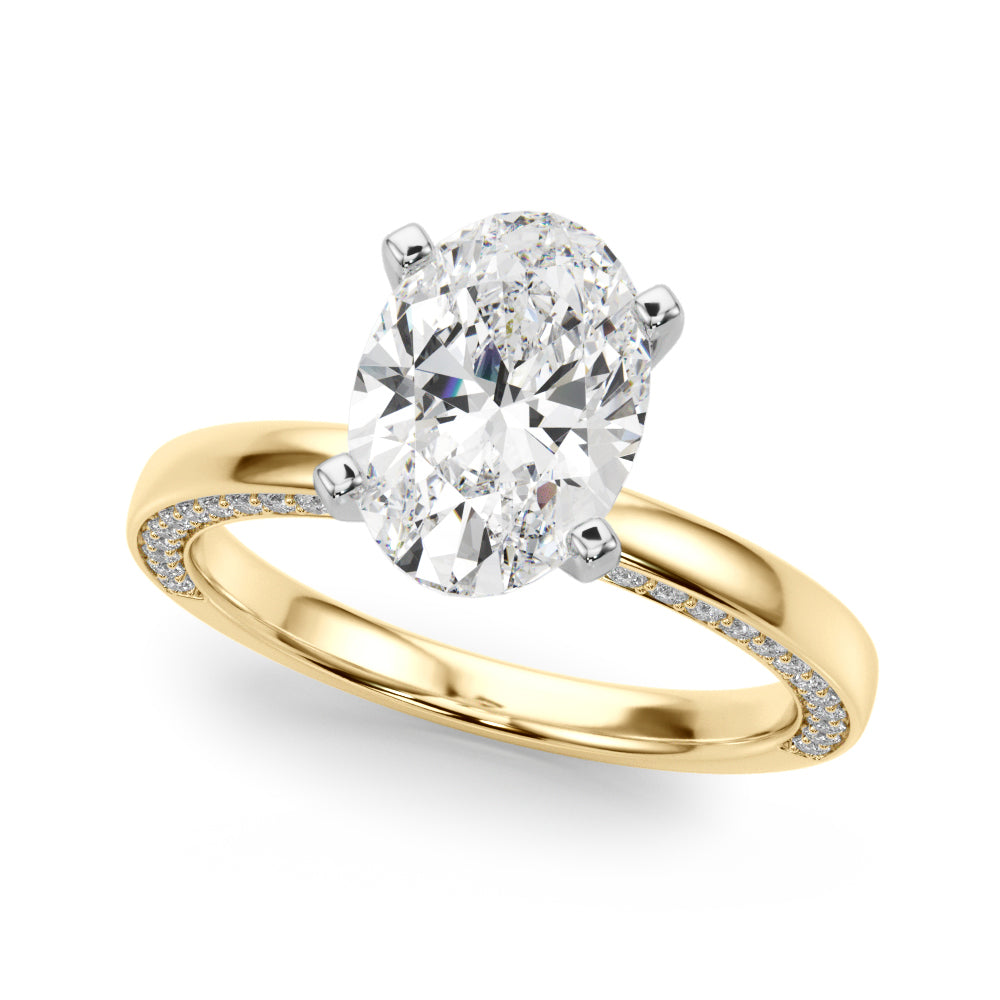 yellow gold | shape: oval