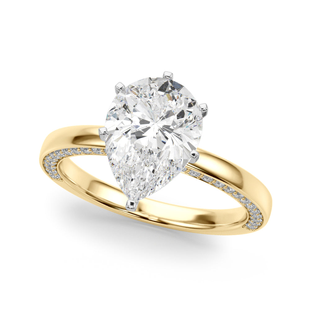 yellow gold | shape: pear