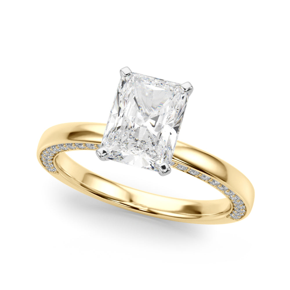 yellow gold  | shape: radiant