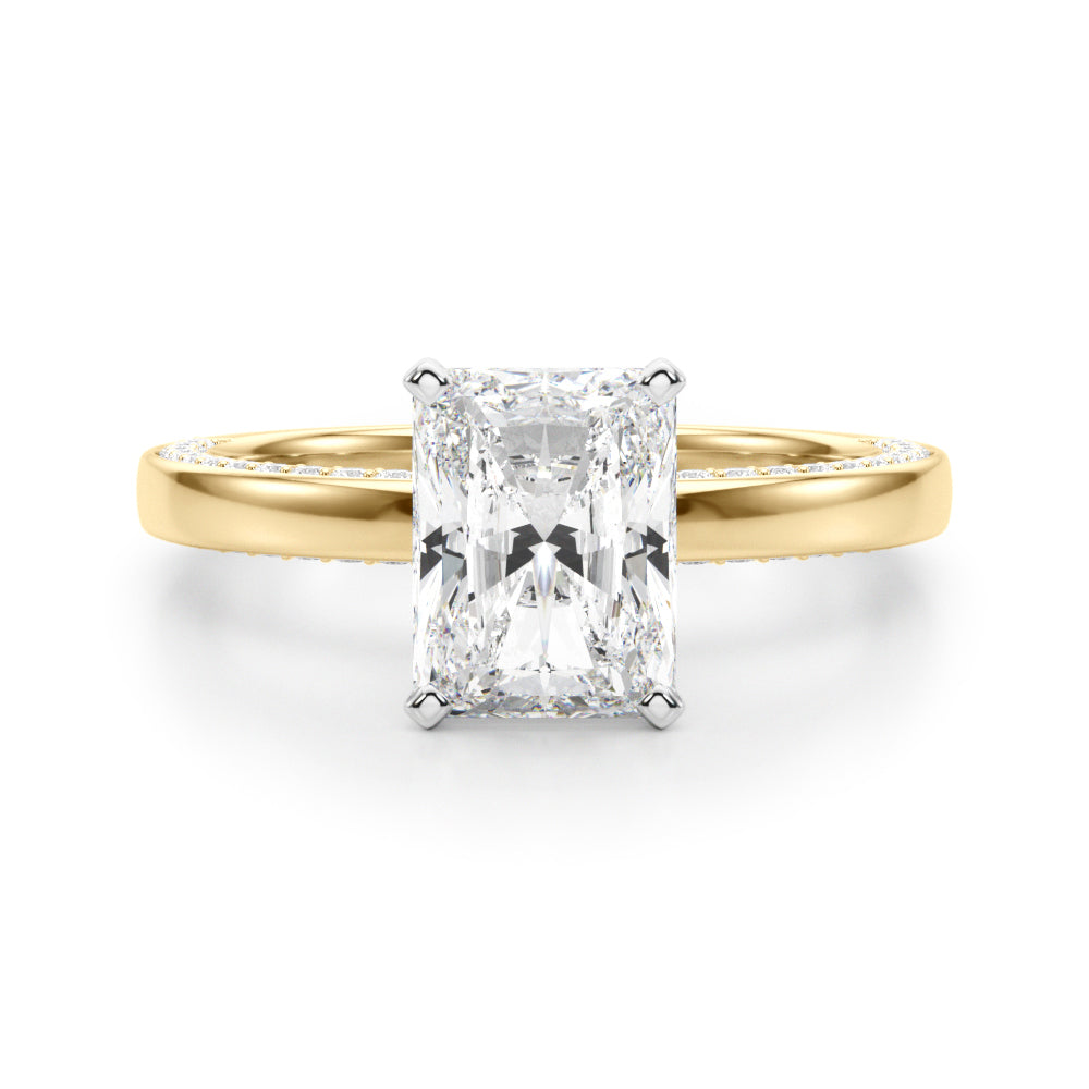 yellow gold  | shape: radiant