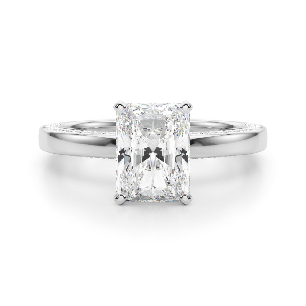 white gold, platinum | shape: radiant