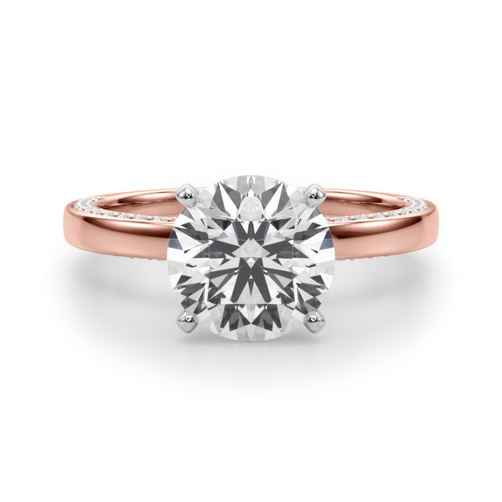 rose gold | shape: round