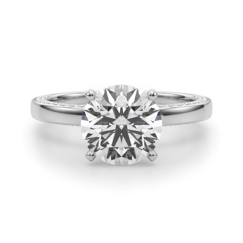 white gold, platinum | shape: round