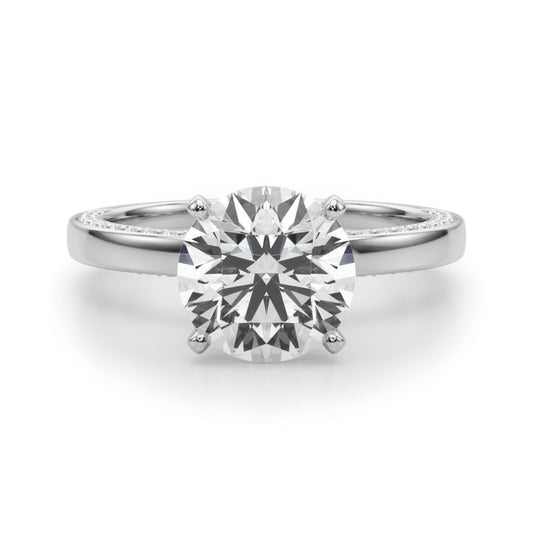 white gold, platinum | shape: round