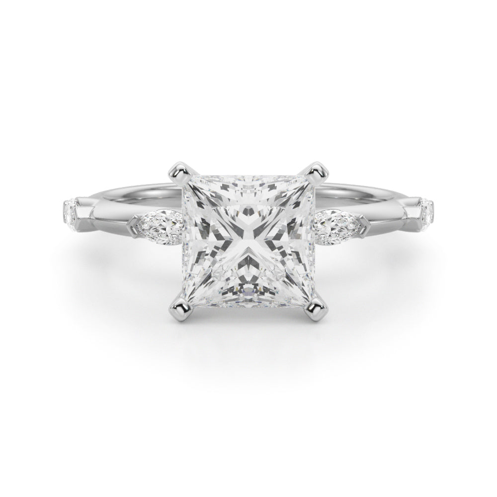 white gold, platinum