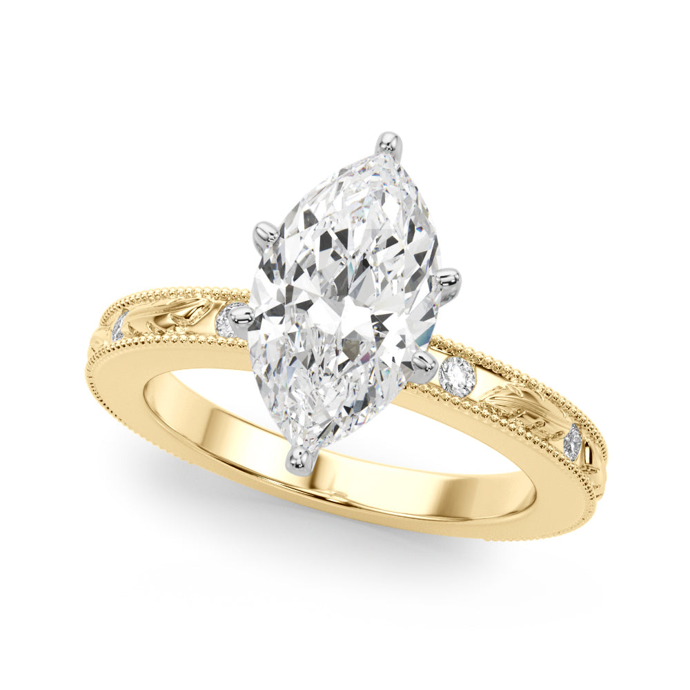 yellow gold | shape: marquise