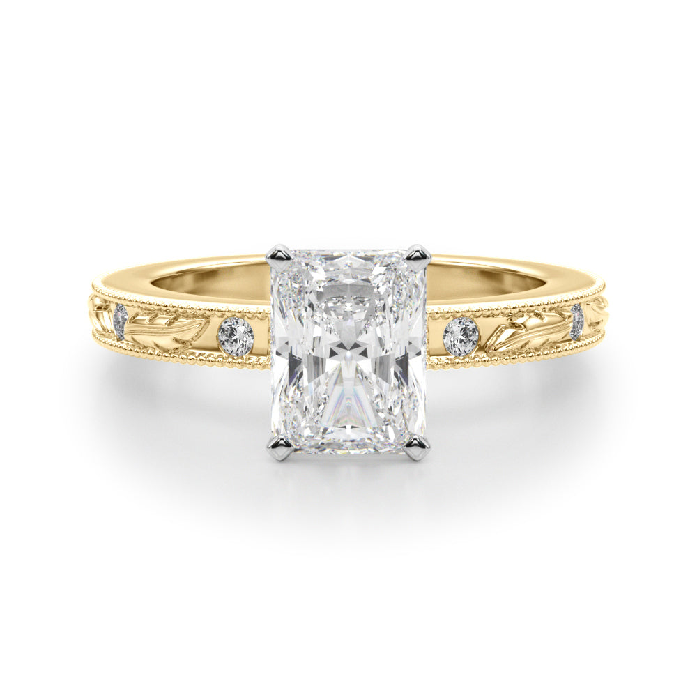 yellow gold | shape: radiant