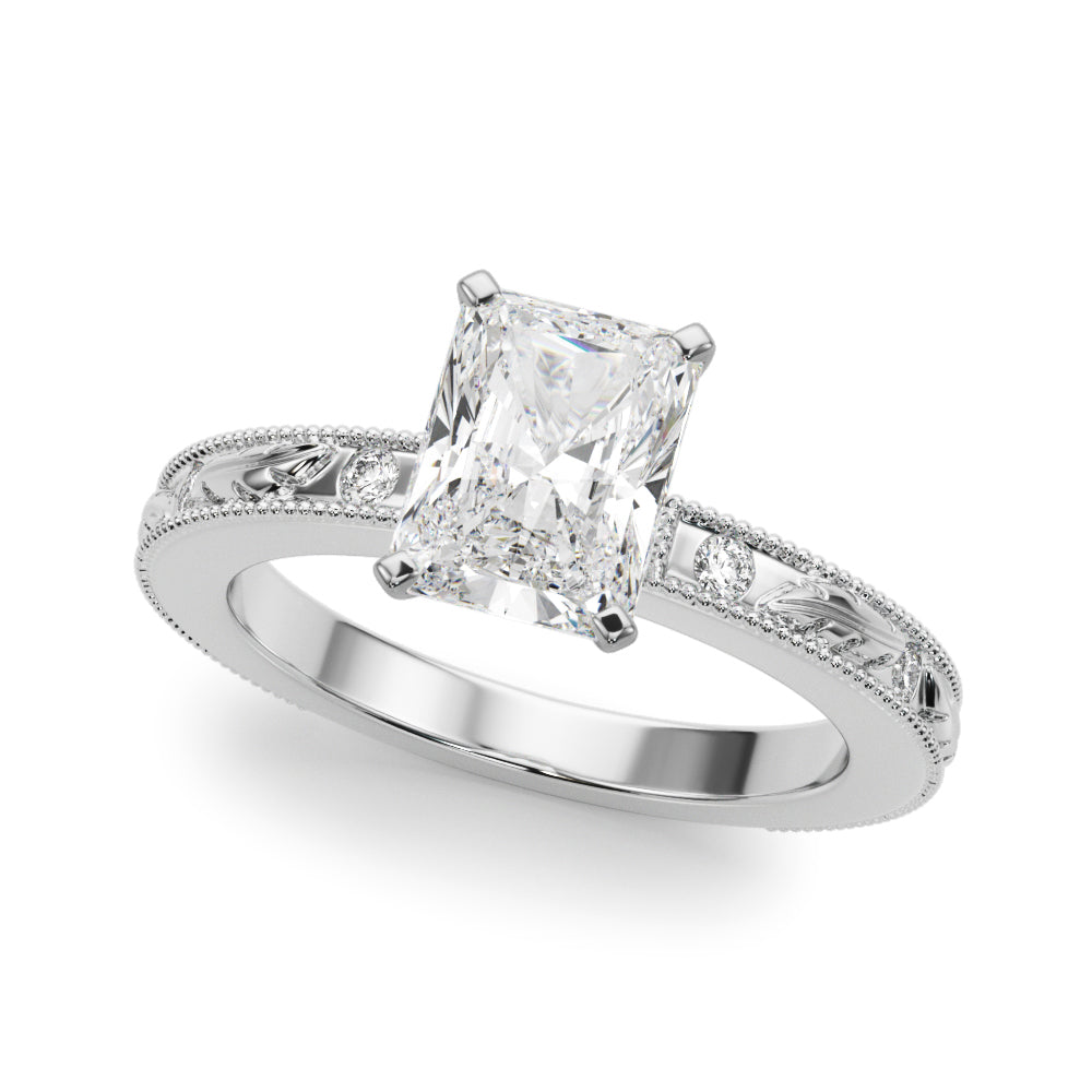 white gold, platinum | shape: radiant