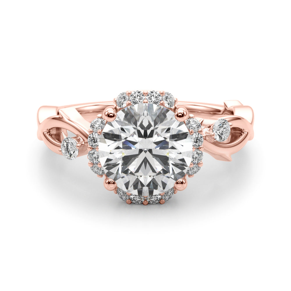 The Avalora Round-Cut Engagement Ring